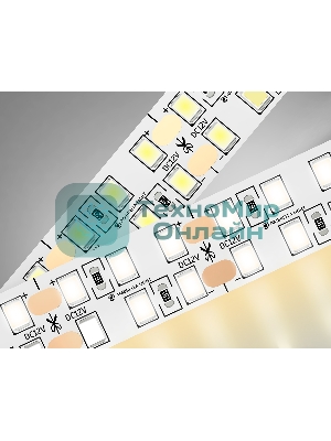 Светодиодная лента Ambrella light GS1601 2835 240Led/ 19.2W m/ 12V IP20 3000K/ 5000*14*1.2mm (2 конт.)