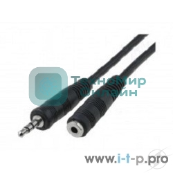 Кабель 5bites Кабель-удлинитель 5bites AC35J-030F 3.5 Jack/M - 3.5 Jack/F,3м, стерео