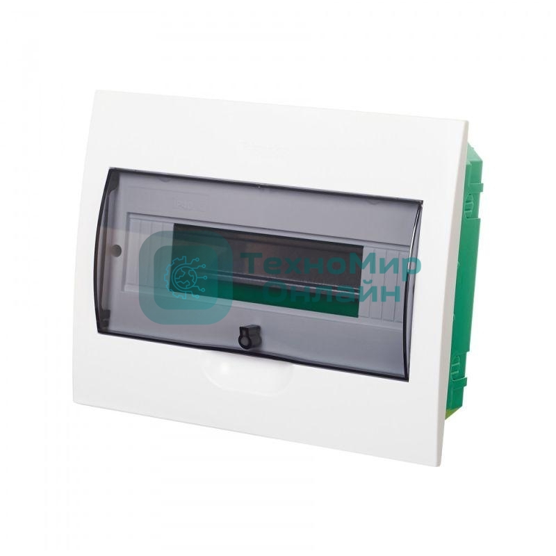 Бокс СП EASY9 встраив. с прозрачной дверью 1ряд 12мод. SchE