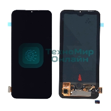 Дисплей для Xiaomi Mi10 Lite в сборе с тачскрином (OLED) черный