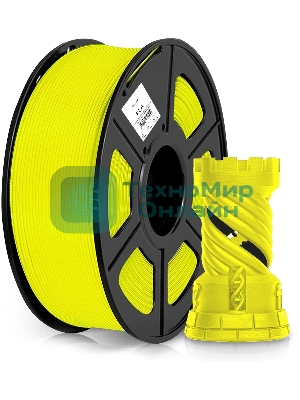 Пластик для принтера 3D Cactus CS-3D-PLA-1KG-YELLOW PLA d1.75мм 1кг 1цв.
