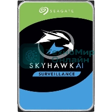 Жесткий диск Seagate HDD SATA 8Tb, SkyHawk Surveillance, 7200 rpm, 256Mb buffer, ST8000VX009, 1 year