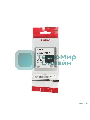 Картридж струйный Canon PFI-102MBk (0894B001) матовый черный, 130 мл., для iPF500/600/700