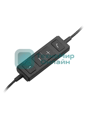 Гарнитура Logitech USB Headset H570e Stereo чёрный, проводная, USB