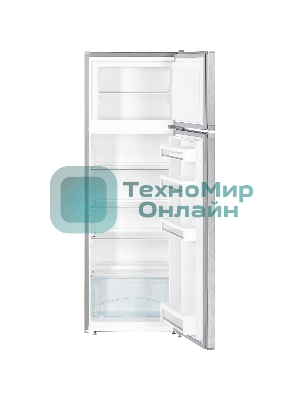 Холодильник Liebherr CTel 2931-26 001 серебристый двухкамерный 218/52л морозилка сверху