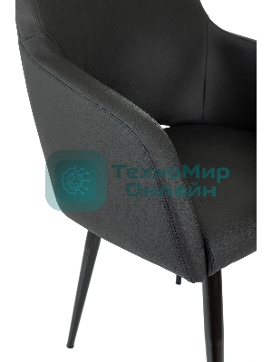 Кресло Бюрократ CH-380F черный, экокожа