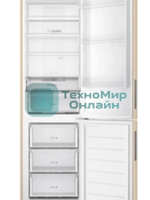 Холодильник Haier CEF538CGG золото двухкамерный 263/105л морозилка снизу, No Frost