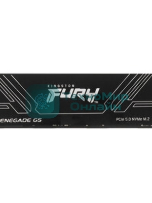 Накопитель SSD M.2 Kingston 8.0Tb Fury Renegade G5 SFYR2D/8T1 (PCI-E 5.0 x4, up to 14800/14000Mbs, 3D TLC, NVMe, 8000TBW, SM2508, 22х80мм)