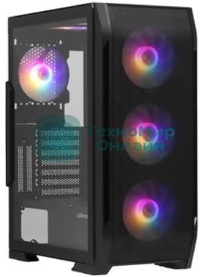 Компьютерный корпус ZALMAN N7 PLUS V2, ATX, черный, WINDOW, 1xCombo (3.5” or 2.5”), 1 x 3.5”, 3 x 2.5”, 2xUSB2.0, 1xUSB3.0, FRONT 3x120мм RGB, REAR 1x120мм RGB, TOP 2x120мм RGB, SIDE 1x120мм