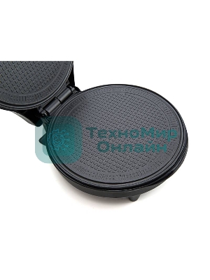 Вафельница Kitfort KT-1617 640Вт серебристый/черный