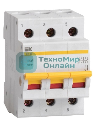 Выключатель нагрузки ВН-32 63А/3П IEK MNV10-3-063