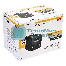 Стабилизатор напряжения IEK Expand 10кВА однофазный черный (IVS21-1-010-11)