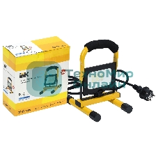 Прожектор светодиодный IEK LPDO603-020-65-K02 СДО 06-20П переносной 6500К IP65 черный