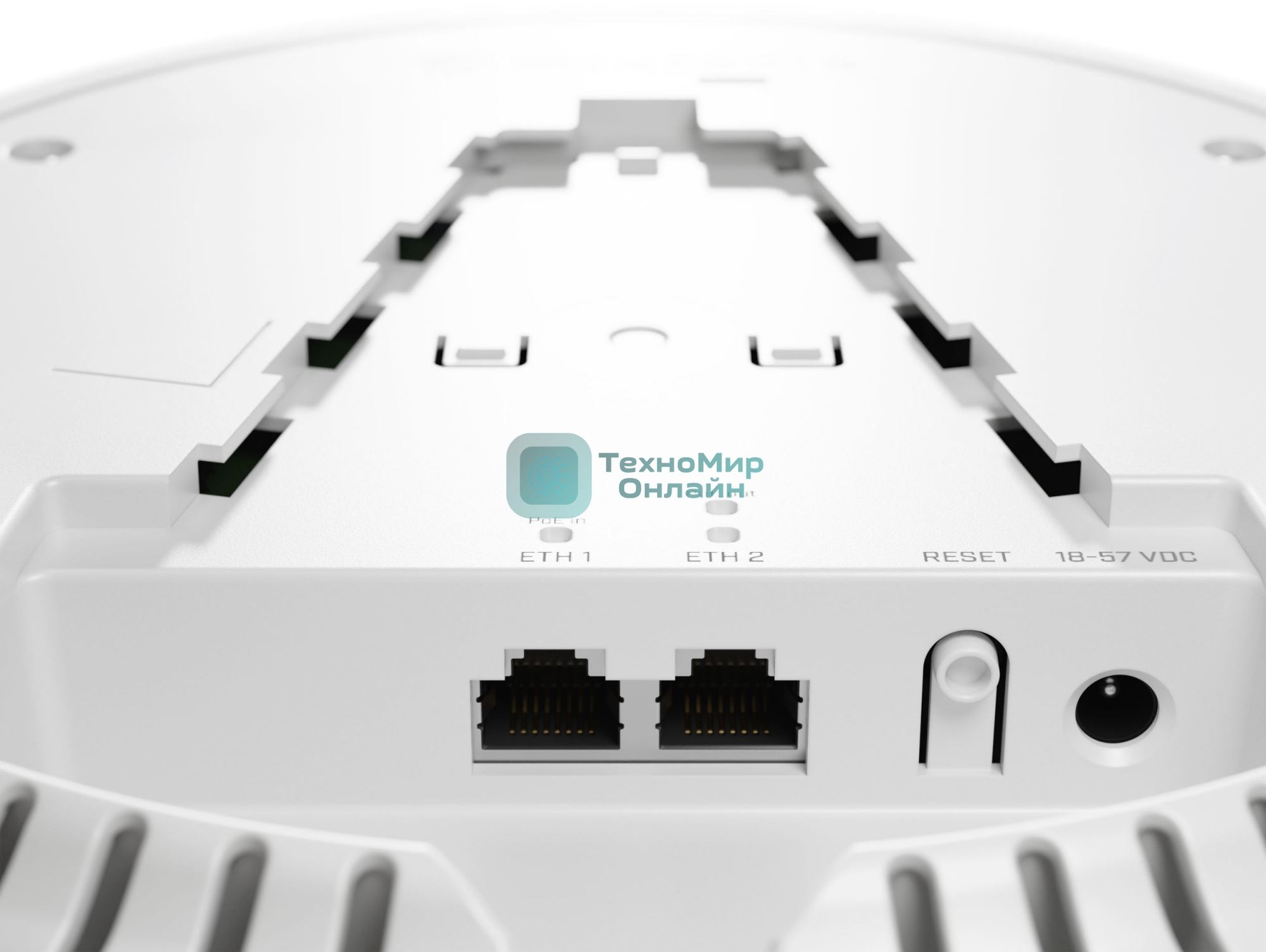 Точка доступа MikroTik cAPGi-5HaxD2HaxD cAP ax Wi-Fi 6, AX1800, 2RJ45 1gbit