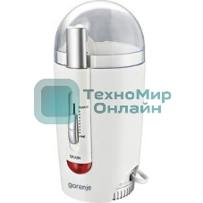 Кофемолка Gorenje SMK150WI 150Вт сист.помол.:одинарный нож вместим.:60гр серый/белый