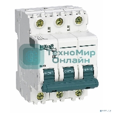 Выключатель автоматический DEKraft 3п C 16А 4.5кА ВА-101 11078DEK