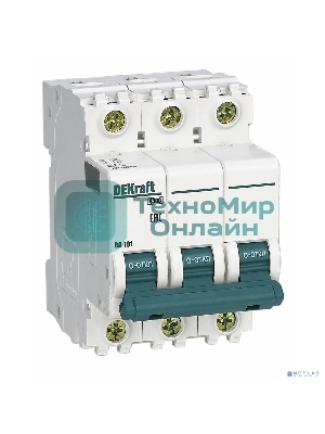 Выключатель автоматический DEKraft 3п C 16А 4.5кА ВА-101 11078DEK