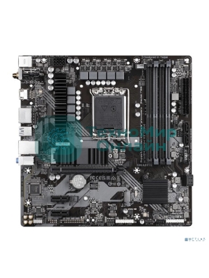 Материнская плата Gigabyte B760M DS3H AX DDR4 (V1.2/V1.3), LGA 1700, Intel B760, 4xDDR4, 4xSATA, 2xM.2, 1xPCI-E 4.0 x16, 2xPCI-E 4.0 x1, 1xHDMI, 2xDP, 1x 2.5Gb LAN, 3xUSB 3.2 Gen 1, 2xUSB 2.0, 3x3.5 мм, 7.1, Micro-ATX