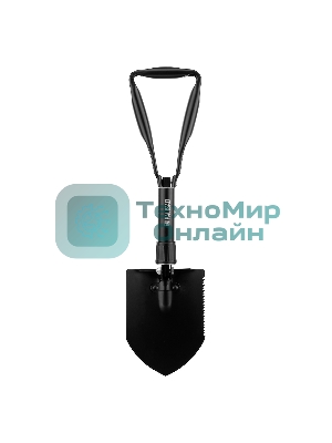 Лопата походная Palisad 150х200х253-620 мм, цельнометаллическая, складная в чехле