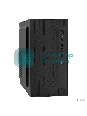 Компьютерный корпус Minitower ExeGate BAA-303U (mATX, без БП, 2хUSB+1хUSB 3.0, HD Audio, черный)