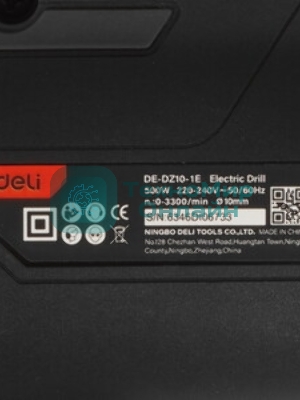 Дрель Deli DE-DZ10-1E, 500 Вт, сетевая, безударная