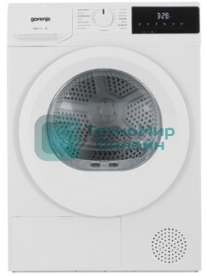 Сушильная машина Gorenje DHNE82/C белый, 8 кг, сушка - тепловой насос, программ - 15, 59.5 x 84.5 x 58 см