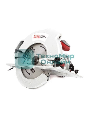 Дисковая пила RedVerg RD-CS220-85. 2200Вт; диск 235/30мм; 4700 об/мин; пропил: при 90