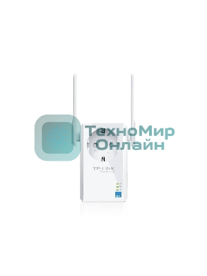 Сетевой адаптер TP-Link SOHO TL-WA860RE 300Mbps Wireless N Wall Plugged Range Extender with AC Passthrough, QCA(Atheros), 2T2R, 2.4GHz, 802.11b/g/n, 1 10/100Mbps LAN port, Range Extender button, Range Extender mode, suppo поставляется без кабеля RJ-45