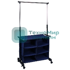 Вешалка напольная Рыжий кот с полкой и органайзером (6 ячеек) CR455, 80x42x95-170 см