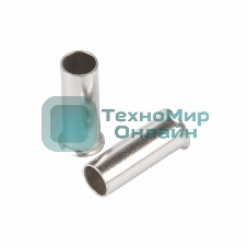 Наконечник штыревой втулочный Rexant L-9 мм 4 мм² (НШВ 4.0-9/НГ 4,0-9)
