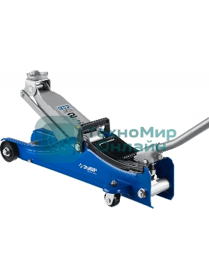 Домкрат Зубр 43058-2гидравлический подкатной t55 2т 80-380мм профессионал