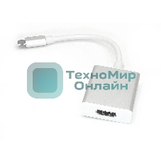 Адаптер Type-C на HDMI, серебро