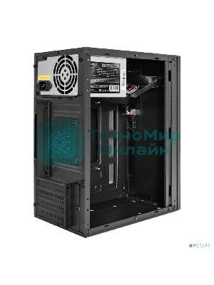 Компьютерный корпус Minitower ExeGate BAA-303U (mATX, без БП, 2хUSB+1хUSB 3.0, HD Audio, черный)