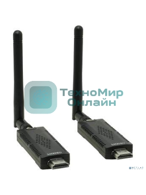 Беспроводной удлинитель ORIENT VE059, WiFi HDMI Extender (Tx+Rx), HDMI беспроводной удлинитель до 80 м, HDMI 1.4, 1080p@60Hz, HDCP1.2, внешние съемные антенны, питание от USB (33363)
