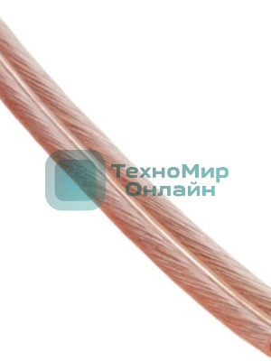 Акустический кабель Cablexpert CC-TC2x2,5-50M, прозрачный,  50 м, на катушке