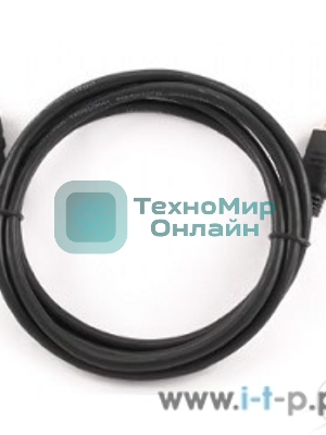 Кабель Cablexpert HDMI CC-HDMI4-0.5M, 19M/19M, v2.0, медь, позол.разъемы, экран, 0.5м, черный, пак