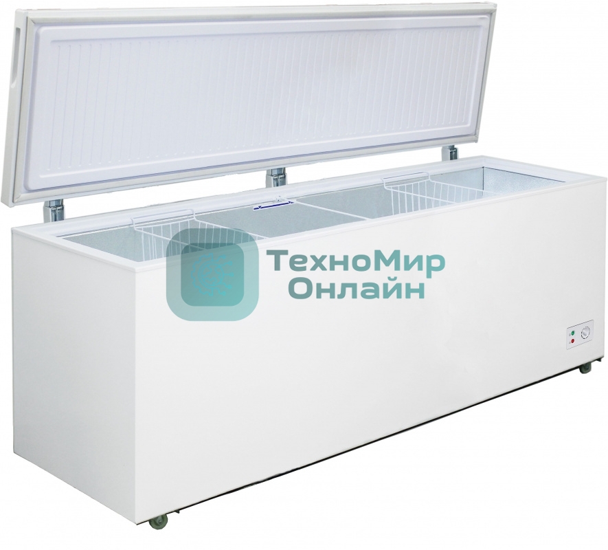 Морозильный ларь Бирюса Б-680KXQ белый, 600л
