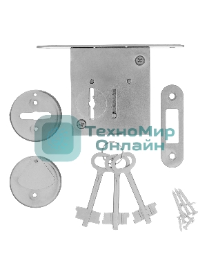 Замок врезной Сибртех ЗВ8-4,сувальдный