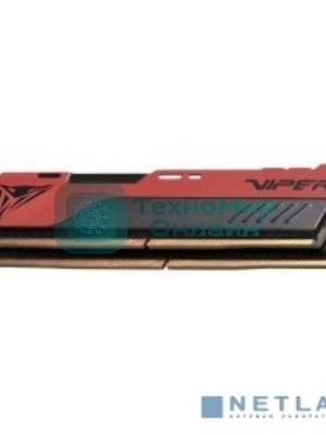 Оперативная память Patriot Viper Elite II, DDR4, 16GB (2x8 GB), 3200 MHz, CL18, DIMM, радиатор, красный, черный