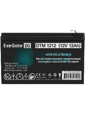 Батарея для ИБП ExeGate DTM 1212 (12V 12Ah 1251W), клеммы F2