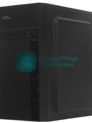 Компьютерный корпус KingPrice KPCC-MN210 черный без БП mATX 1x80мм 2x120мм 2xUSB 2.0 audio