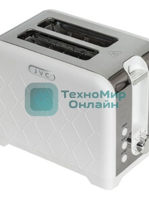 Тостер JVC JK-TS722 белый, 900 Вт, 2 слота