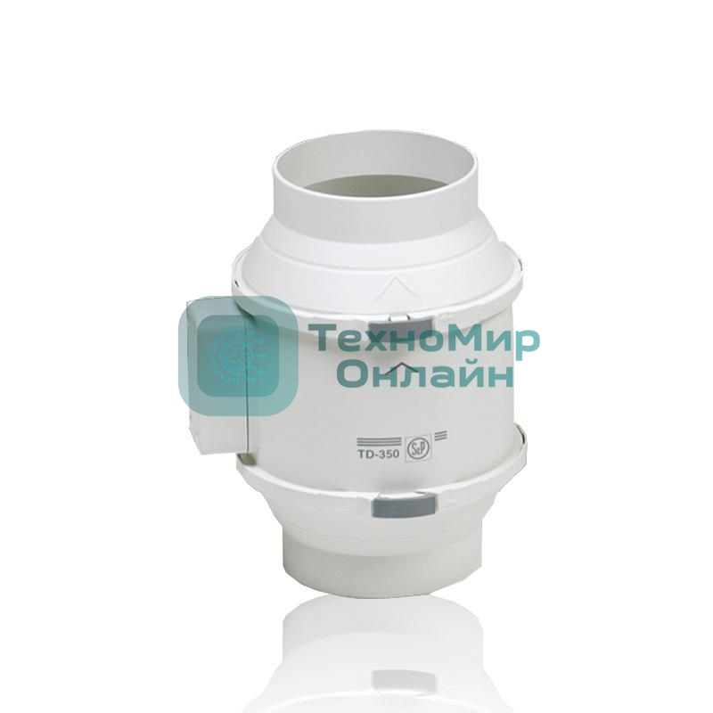 Вытяжной канальный вентилятор SOLER&PALAU TD-350\125 360м3/ч. 30 Вт. 33 дБ (А)