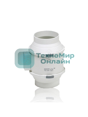 Вытяжной канальный вентилятор SOLER&PALAU TD-350\125 360м3/ч. 30 Вт. 33 дБ (А)