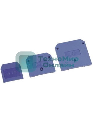 Заглушка для ЗНИ-16кв.мм (JXB100А) син. IEK YZN10D-ZGL-016-K07