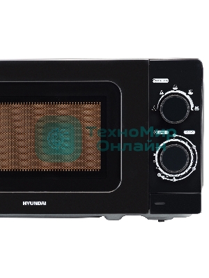 Микроволновая печь Hyundai HYM-M2065 черный 20 л, 700 Вт, поворотный механизм