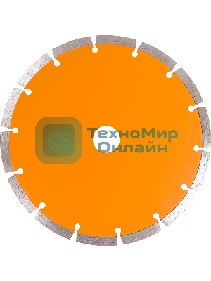 Диск алмазный отрезной сегментный 180х22,2 мм,сухая резка