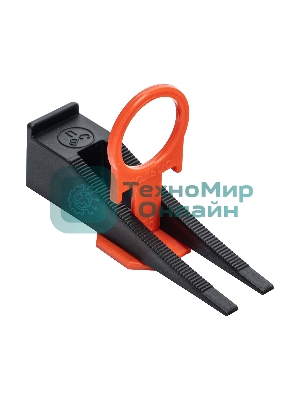 Комплект зажим + клин для системы выравнивания плитки СВП Сибртех Кольцо, 50/50 шт. в ведре