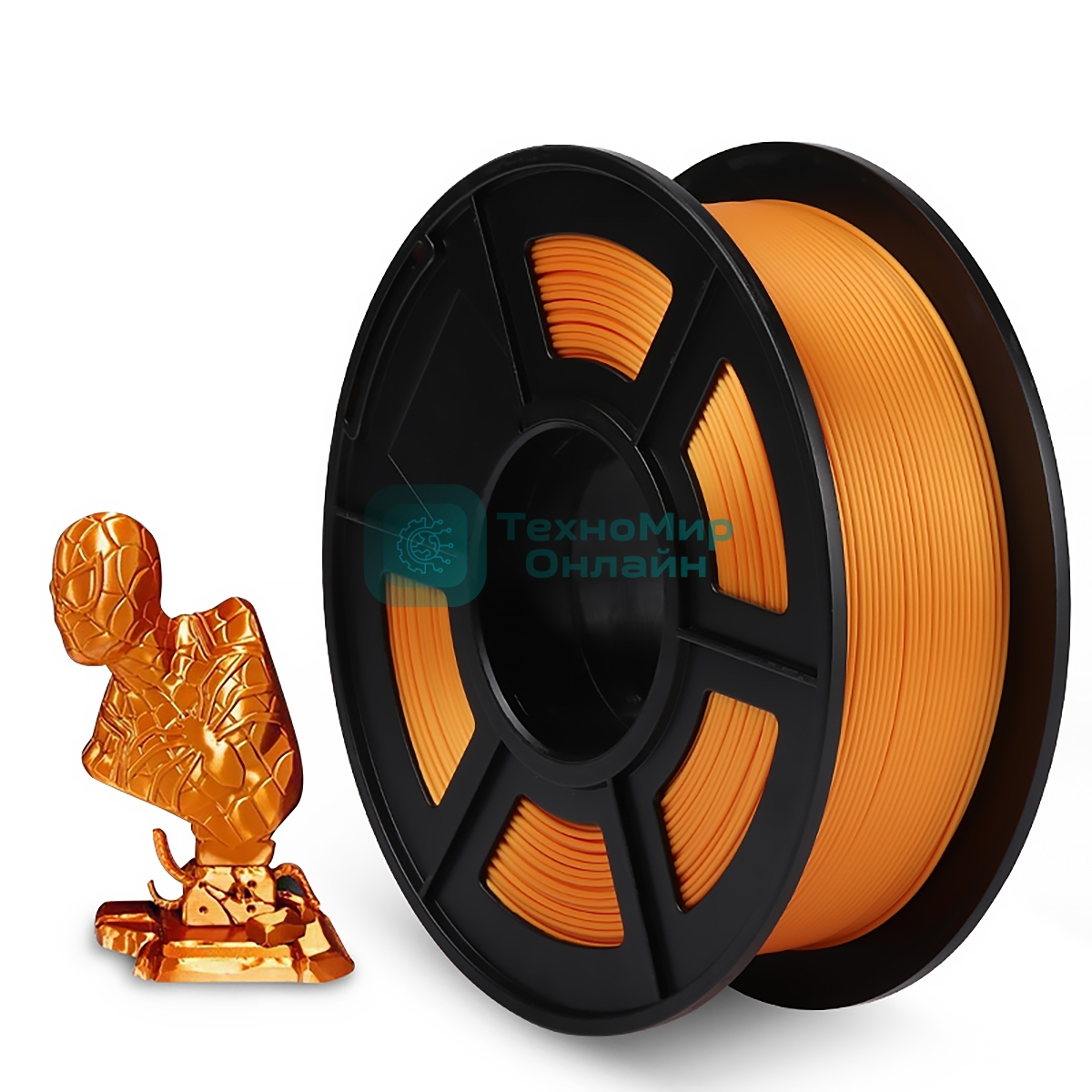 Филамент NVPrint Silk PLA+Brass для 3D печати диаметр 1.75мм длина 330 метров масса 1 кг