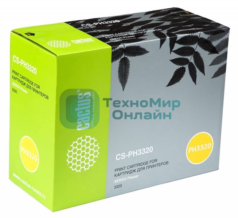 Картридж лазерный Cactus CS-PH3320 (106R02304) черный (5000 стр.) для Xerox Phaser 3320
